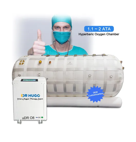 Dr. Hugo Udr L3 Special Design Oxygen Therapy Camera Hyperbaric for Brain Injuries Cerebral Palsy Soft Hyperbaric Oxygen Chamber