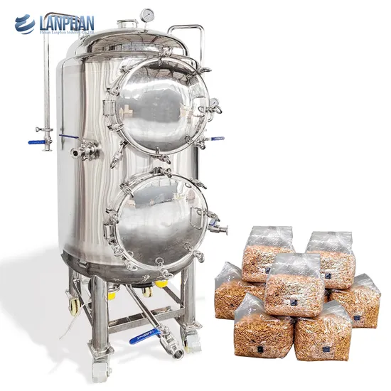 Large Capacity Steam Sterilizing Machine Mushroom Autoclave Mushroom Sterilizer