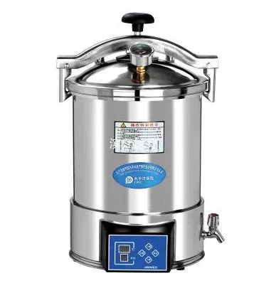 24 Liter Pressure Steam Sterilizer Portable Type Autoclave with Digital Display