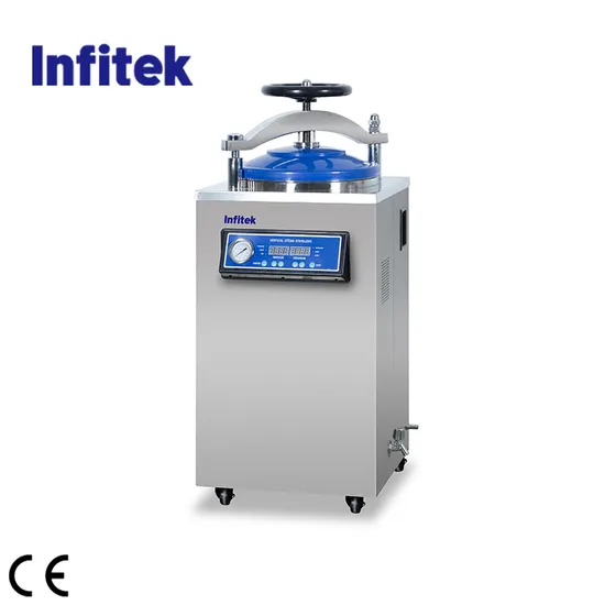 Infitek Class N Autoclave Hand Wheel Type Vertical Pressure Steam Sterilizer Autoclave