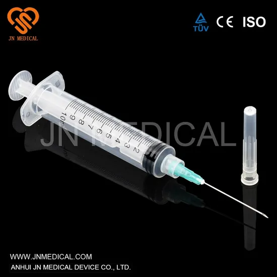 Disposable Medical 3 Parts Syringe Luer Slip Concentric
