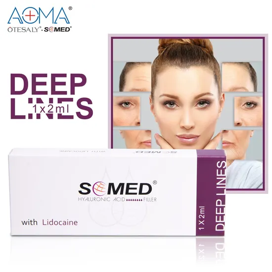 Aoma Otesaly Original 2cc Bdde Cross Linked Hyaluronic Acid Dermal Filler Injection