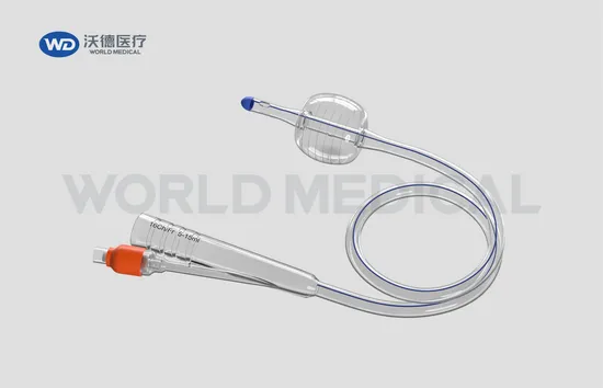 Medical-Grade Single-Use Safety Sterile Silicone Foley Urethral Integrated Balloon Catheter