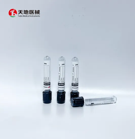 Tedia Vacuum Blood Collection Tube for 3ml and 4ml ESR Testing