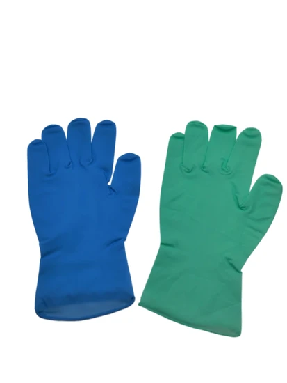 Premium Nitrile Gloves - Powder-Free, Latex-Free, Chemical Resistant CE/ISO13485 After Processing and Cleaning, Inflation Inspection, Thickness of 4.5-5 Mil