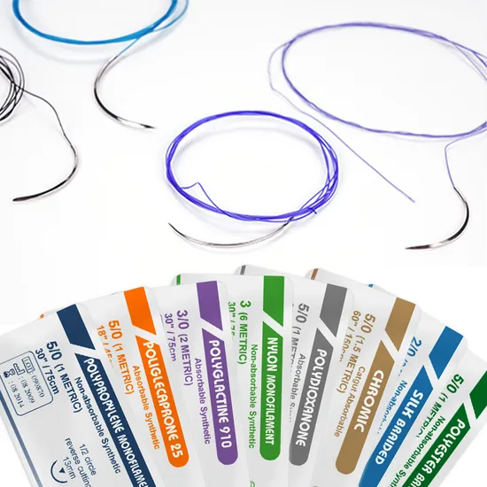 2024 Hot Sale Good Price Surgical Suture Absorbable Medical Suture
