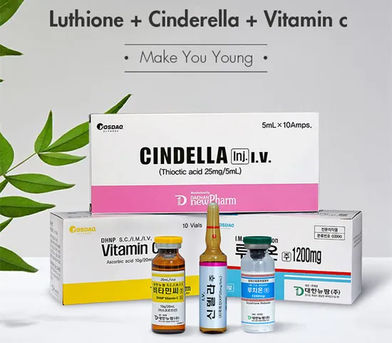 Sale Cindella Whitening Filler Vc Ascorbic Glutathione Injection Korean Cindella Skin Whitening IV Injection