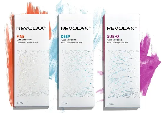 Facial Injectables Dermal Filler Revolax Fine Skin Care Hyaluronic Acid Derm Filler