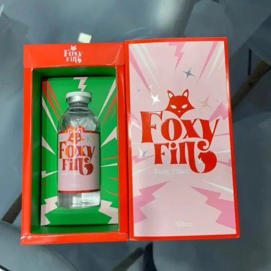 Korea′s Best-Selling Filler Fox Fill 50cc Acidic Dermal Filler Can Be Used to Remove Wrinkles and Repair Damaged Skin. It Can Also Be Used to Enlarge Breasts an