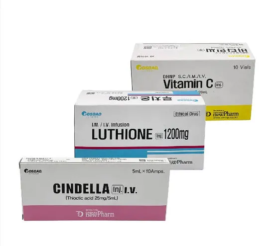 Skin Whitening Moisturizing Injectable Vitamin C Ascorbic Acid IV Injection