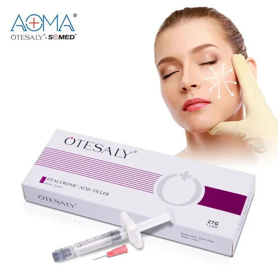 CE Approved Otesaly 2ml Deep Lines Injectable Dermal Filling Cheek Augmentation Hyaluronic Acid Dermal Filler