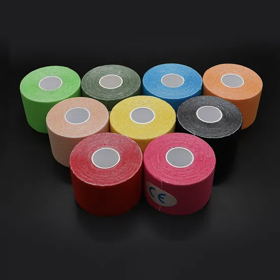 Medical Cotton Elastic Kinesiology Physio Therapy Muscle Kinesio Sports Tape with CE Approved