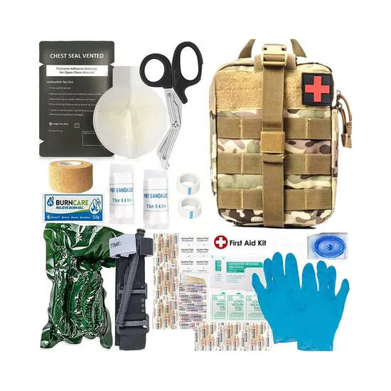 Ifak Tactical Medical Pouch Portable Survival Emergency First Aid Kit