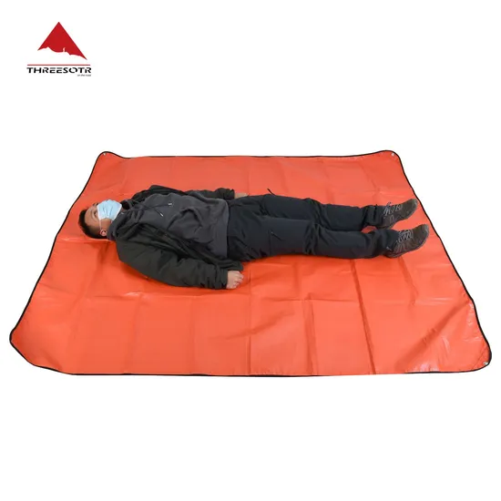 9FT X 6FT All Weather Outdoor Emergency Space Blanket-Orange