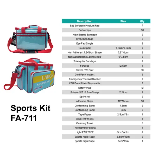 Outdoor First Aid Box Kit for Car