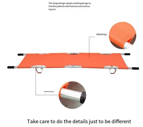 2024 New Medical First Folding Stretcher Rescue Stretcher First Aid Products