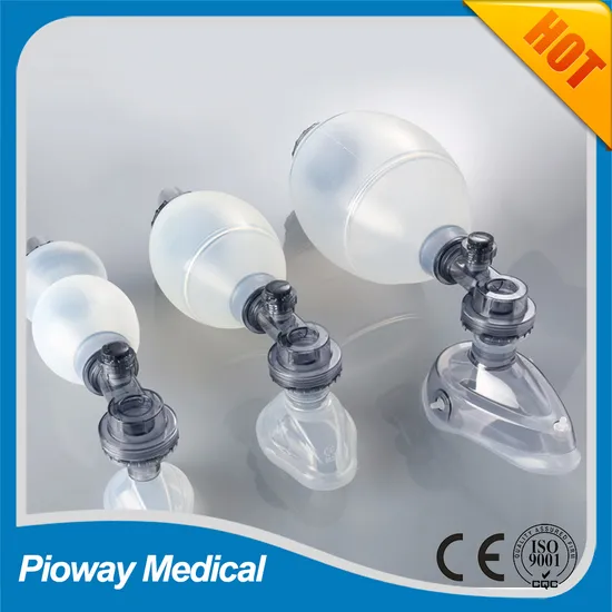 First Aid Kit, Ambu Bag, Medical Silicone Manual Resuscitator