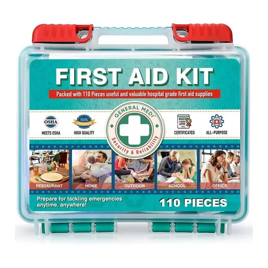 Hot Sell ABS First Aid Kit Medical Emergency Kit Workplace Industrial Emergency OEM First Aid Kit Box