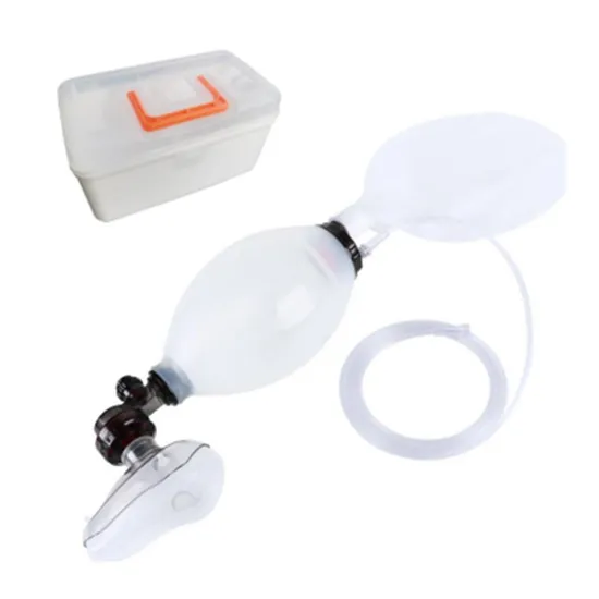 Orc8311 CE Approved CPR Pocket ICU Disposable Ambu Bag PVC Resuscitation Mask Manual Resuscitator for First Aid