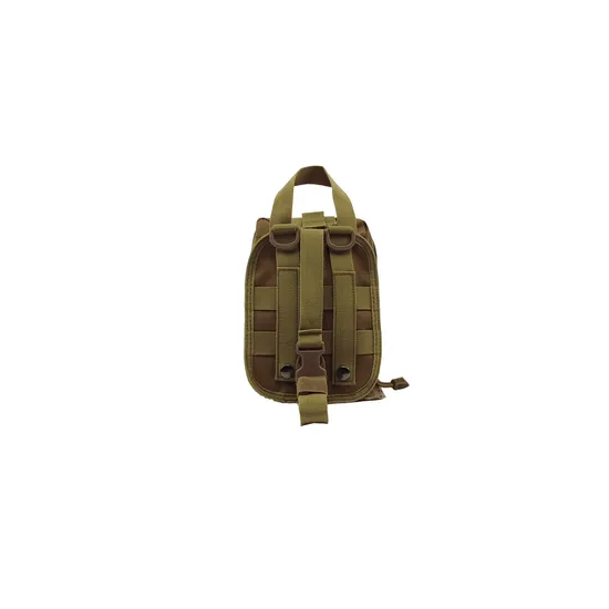 Khaki Portable Outdoor Camping Hiking Protection Tactical First Aid Kit Bag