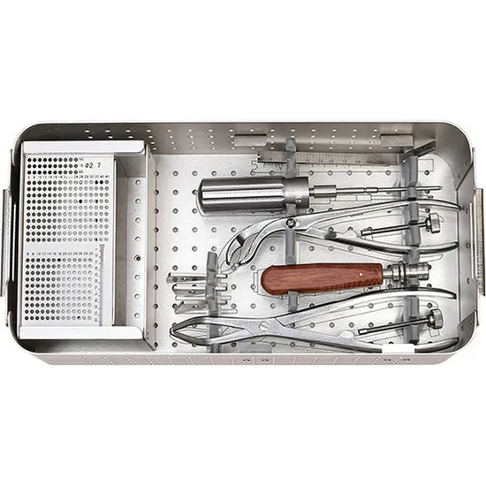 Hot Sale Orthopedic Surgical Instruments 2.7 Paeditrics Osteotomy Locking Plate Instrument Set for Fracture Surgery