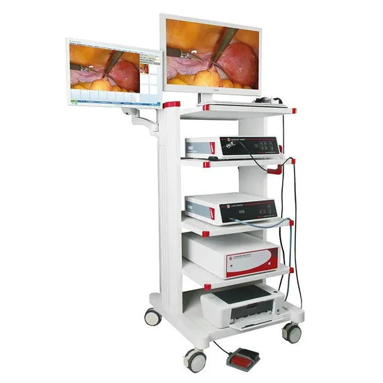 Laparoscopy Tower with Full HD Laparoscopy Camera 1080P Endoscopic Laparoscopic Surgery Laparoscope Set