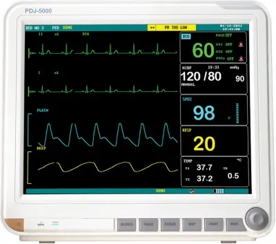 Hot Sale Patient Monitor with Cheaper Price, Various Screen for ICU Surgical Equipment