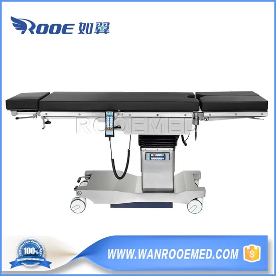304 Stainless Steel 550-1050mm Low Position Operation Room Surgical Electric Hydraulic Operating Table