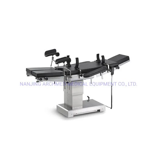 Hospital Furniture Hospital Bed Surgical Adjustable Electric Operation Table Skull Clamp Compatible