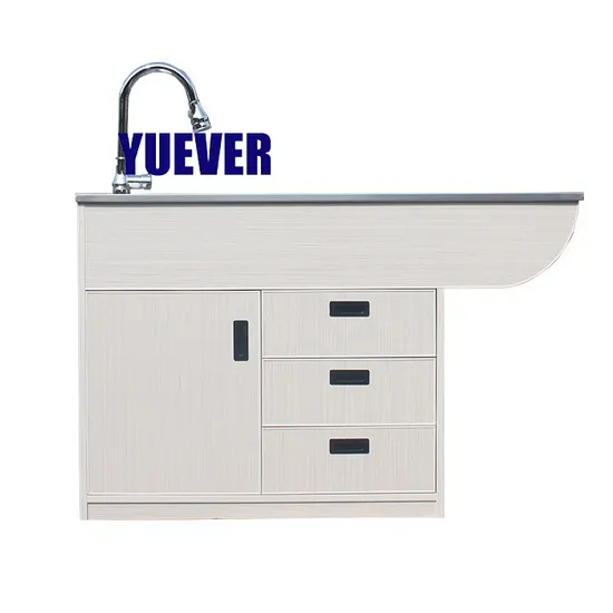 Yuever Medical Stainless Steel Vet Preparation Veterinary Clinic Dental Equipment Pet Operation Surgical Table