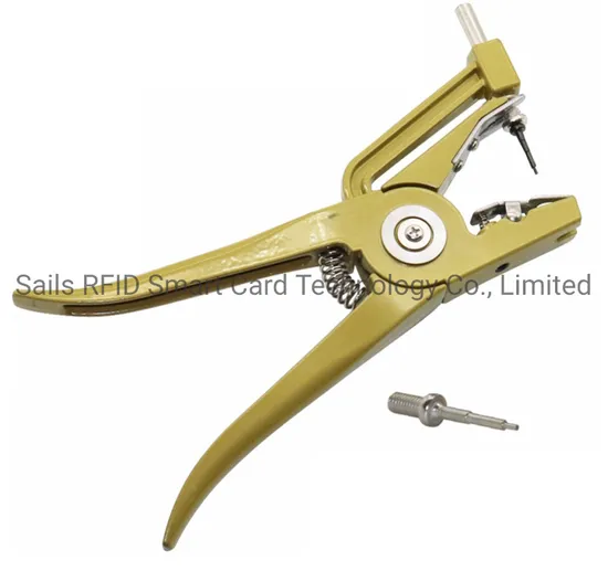 Yellow Color Automatic Rebound Animal Ear Tags Applicator
