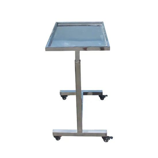 Hot Selling Stainless Steel Pet Trolley Cart Veterinary Equipment Operating Medical Trolley Vehicle with Lifting
