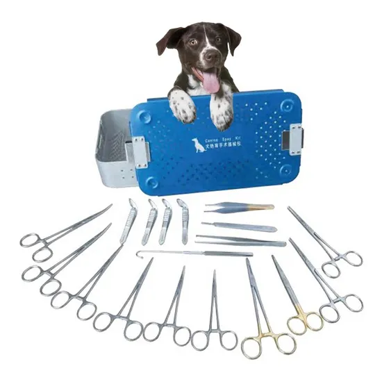 Veterinary Surgical Instruments Canine Feline Surgical Instrument Kit Canine Spay Kits