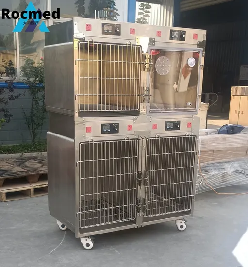 Veterinary Intensive Care Unit ICU Cages for Vet Clinic/ Veterinary ICU Cage Dog Cat Stainless Steel Vet Cage Price