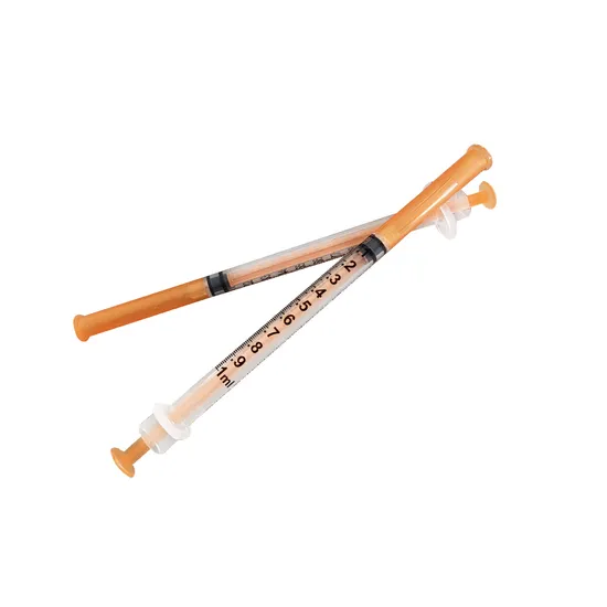 FDA 510K ISO13485 CE Good Quality 1ml Insulin Syringe