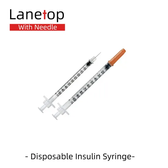 Wholesale Disposable Insulin Syringe with Fixed Needle 0.3ml 0.5ml 1ml