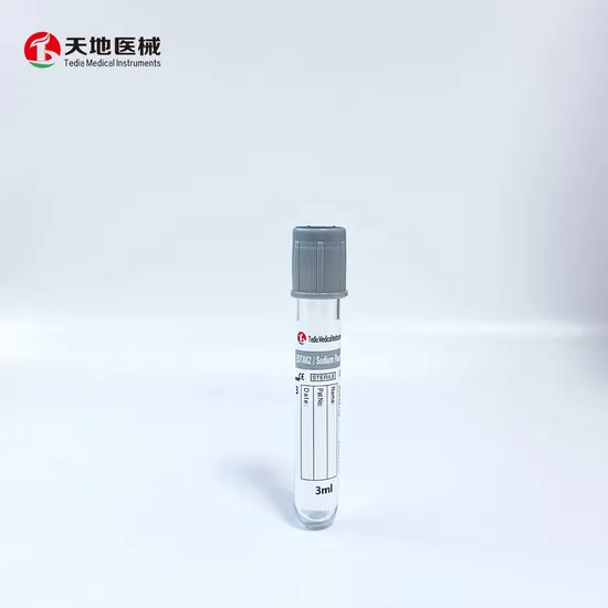 Tedia Factory Direct Sale Glucose Disposable Medical Collect Tube with Pet