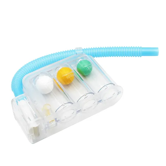 High Quality Portable Three Balls Respiratory Breathing Exerciser Spirometer