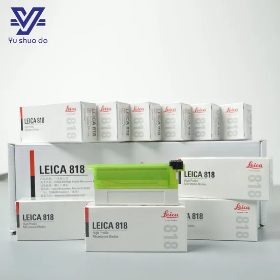 Laboraotry Pathological Histological Medical Stainless Steel Disposable Leica818 High Profile Microtome Blade