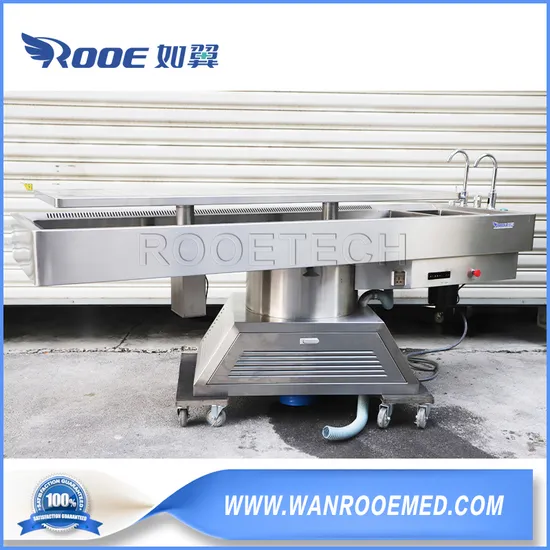Stainless Steel Forensic Rotating Countertop Dissection Table with Upper/Lower Air Ventilation