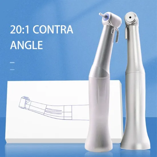 SJ Portable Dental Implant 20:1 Contra Angle Low Speed Handpiece Dental Implant Inner Water Spray Handpiece