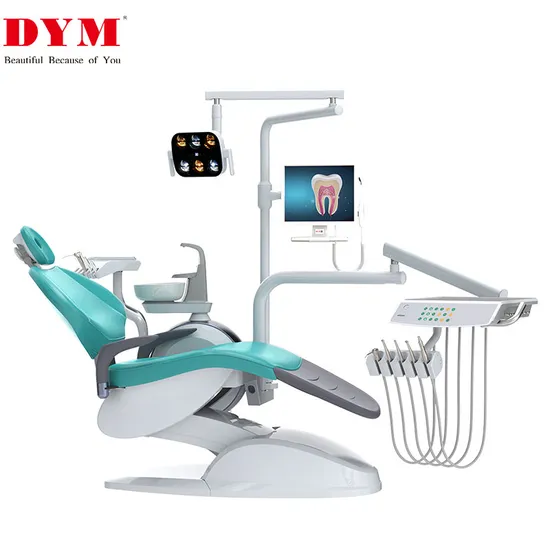 Stainless Steel Handpiece Connector Double Oral Lamps Dental Chair for Implant Surgery
