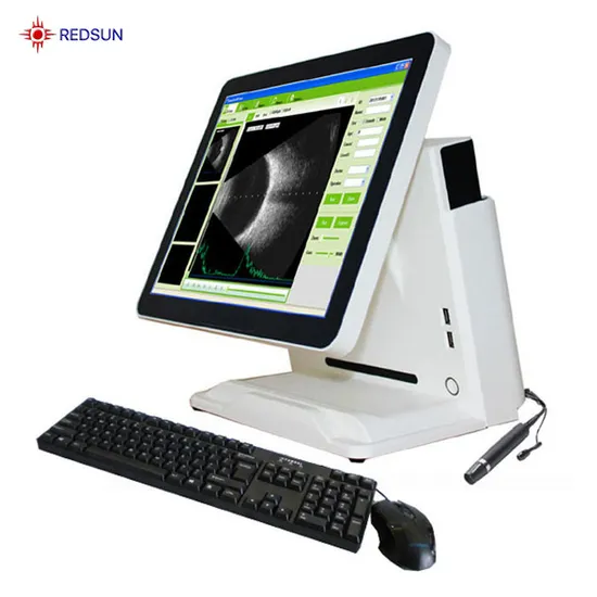 CAS-2000d China Ophthalmic Equipment Ophthalmology Ultrasound Ab Scanner a B Scan with Built-in Computer