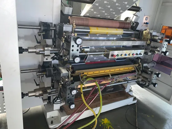 Hot 4 Color Automatic Plastic Film Press Stack Type Flexo Printing Machine for Sale Price (CE)