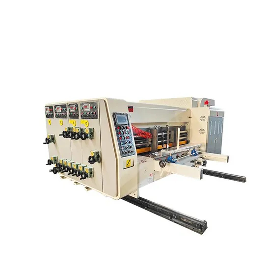 Corrugated Box Ink Printing Machine Paperboard Carton Flexo Printer Slotter Rotary Die Cutter Machine