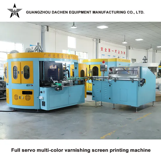 Full Servo Multi-Color Varnishing Silk-Screen Printing Machine for Aluminum-Plastic Composite Hose