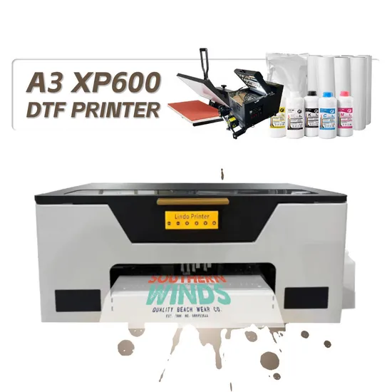 Original Printing Machine 60cm 24lnch I3200 Heat Transfer Dtf Printer for T-Shirt Cheaper A3 Dtf Printer Shaker Combo