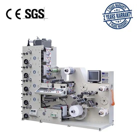 AC320-5B Multi-Color Flexo Paper Label Printing Machine