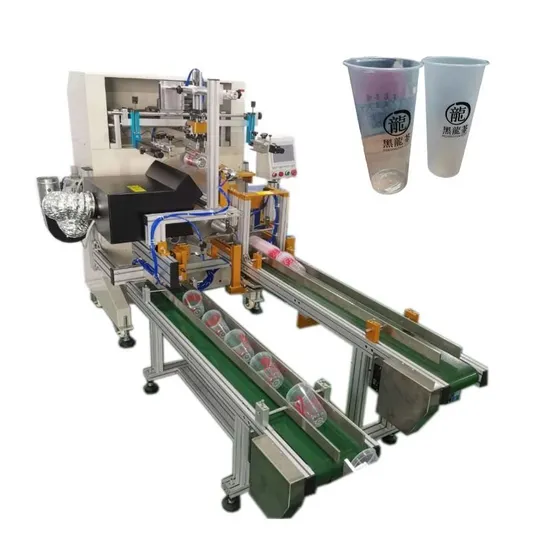 2 Color Automatic Cylinder Screen Printing Machine for Cups