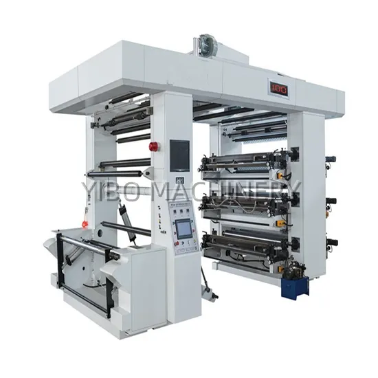 High Speed Multicolor Flexographic Printing Machine Film Flexo Printing Machines Combined with Film Blown Machine